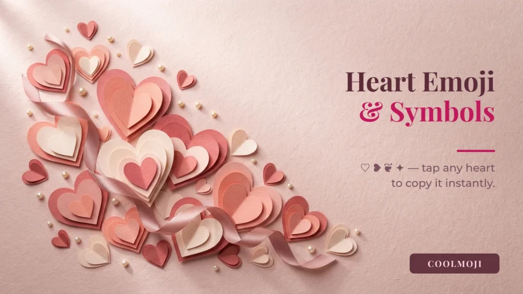 Heart Emoji and Heart Symbols to Copy