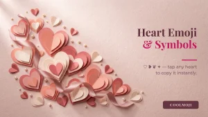 Heart Emoji and Heart Symbols to Copy