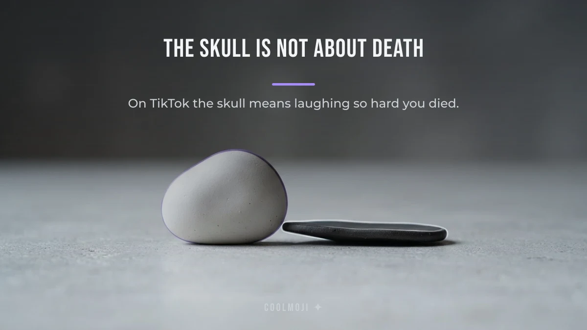 The skull emoji does not mean death Skull emoji meaning explained for social media