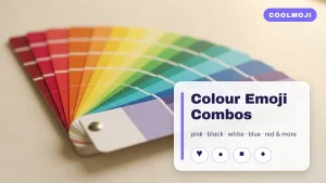 200+ Colour Emoji Combos in 12 Colours, From Pink to Black