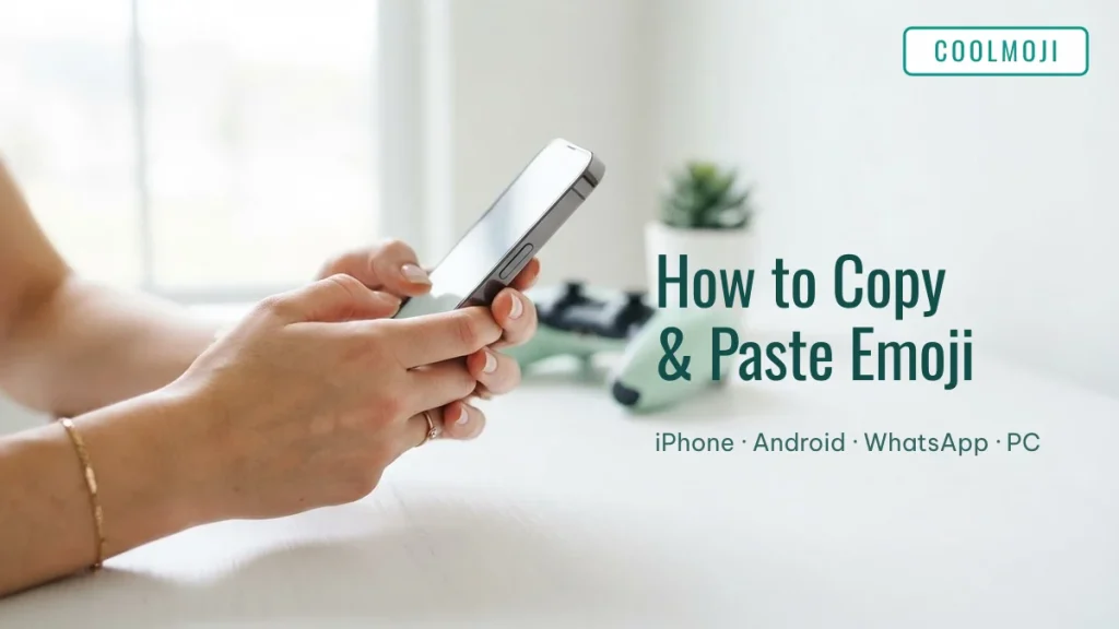 How to Copy and Paste Emoji on iPhone, Android, WhatsApp and PC